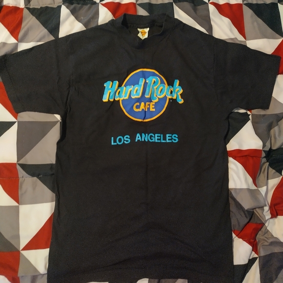 Hard Rock Cafe | Tops | Vintage Hard Rock Cafe Los Angeles Tshirt ...